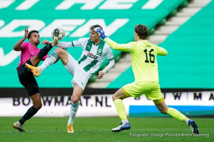 FC Groningen en FC Utrecht weten net niet te vinden