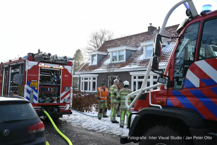 Middelbrand woning Maartensdijk