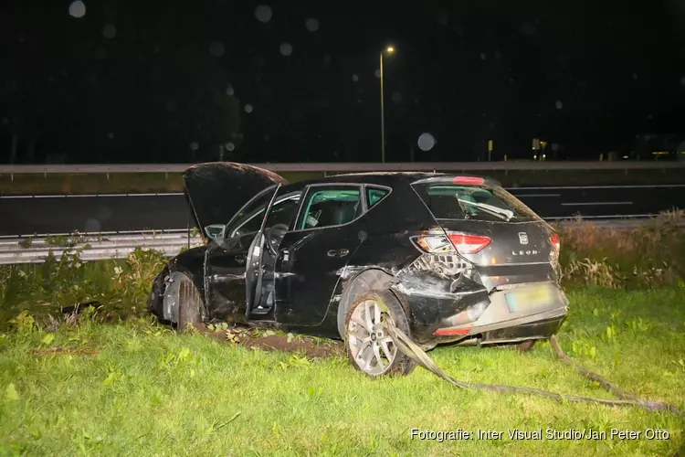 Eenzijdig ongeval op A27 bij Maartensdijk