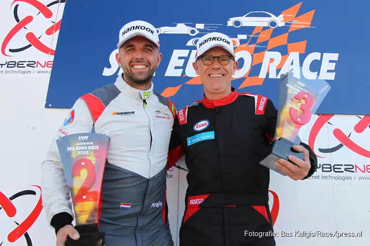 Racefamilie Kreijne succesvol in Spa-Francorchamps: "Gaaf om in dezelfde race als je zoon te rijden"