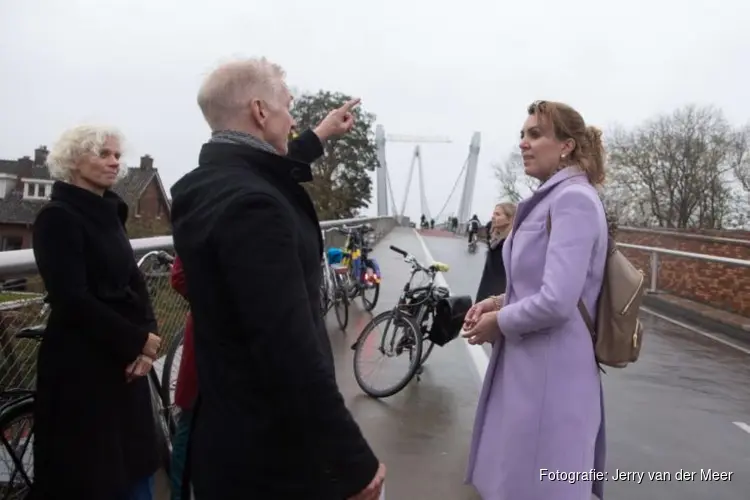 Staatssecretaris Heijnen bezoekt Utrecht op de fiets