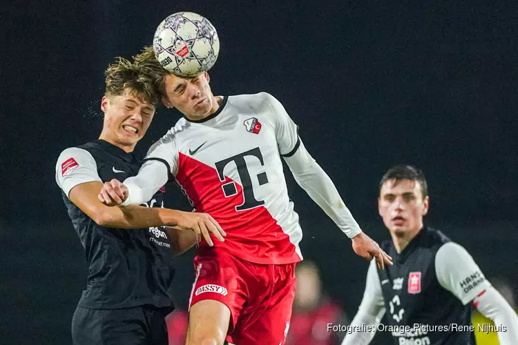 Hekkensluiter Jong FC Utrecht maakt einde aan sterke reeks MVV