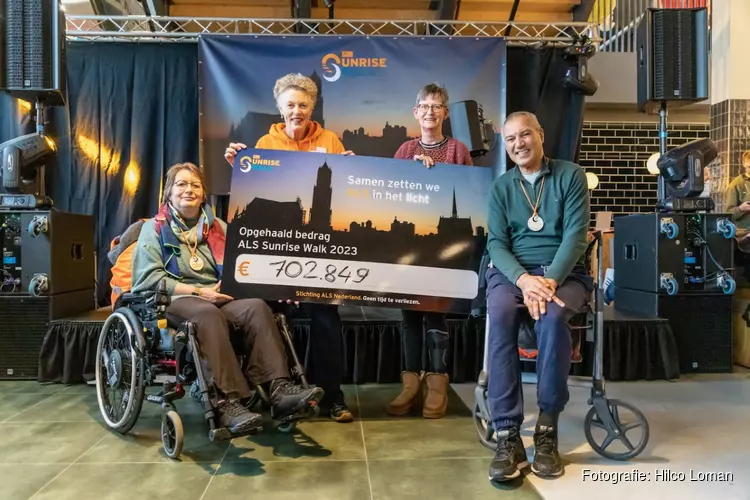 Succesvolle tweede editie ALS Sunrise Walk brengt een recordbedrag van ruim 700.000 euro op