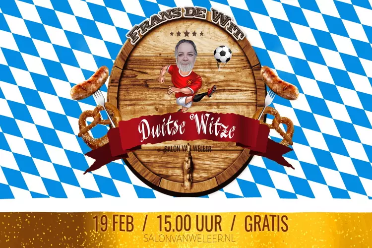 Duitse Witze op 19 februari in de Salon van Weleer