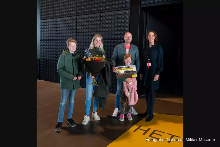 100.000ste bezoeker 2023 in het Nationaal Militair Museum