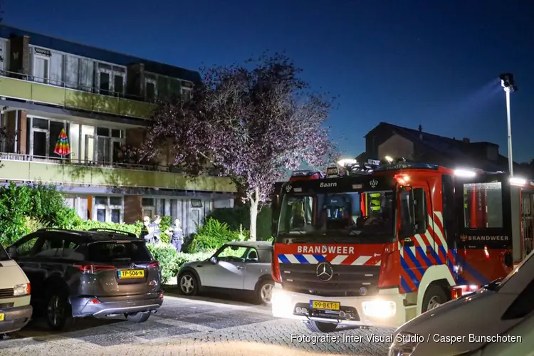 Korte brand in woning Baarn