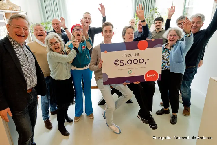 Detacheerder Koen wil met schenking ‘verschil maken’ 5000 euro voor nieuwe keuken Odensehuis Andante