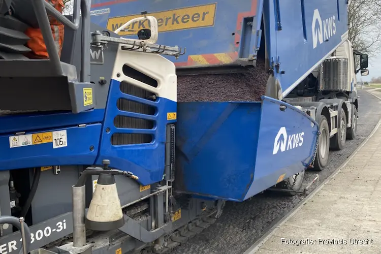 Werkzaamheden rotonde N401 in Breukelen