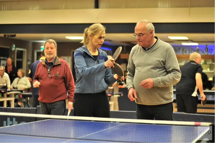 OldStars tafeltennis van start in Utrecht (Hoograven)