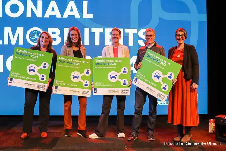 Utrecht wint Deelaward 2023 voor beste deelvervoerbeleid